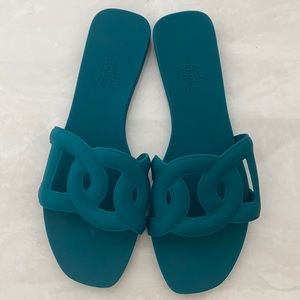 Hermes Aloha Jelly Sandals